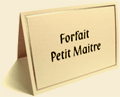 Forfait Petit Maitre